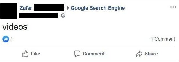 A Screenshot from a Facebook Group Called "Google Search Engine" where someone has posted what it seems to be a search query for "Best Hairstyles for female thin hair" as if they were typing it on Google. This represents how people tended to mistake Social Media for a Search Engine